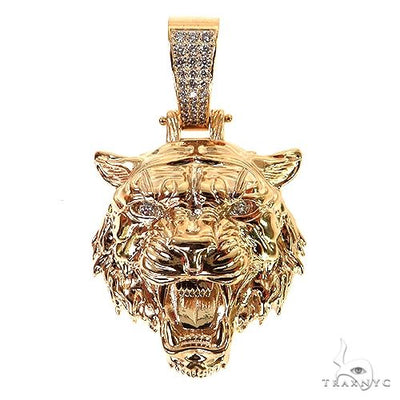 Tiger Head Pendant -Large 68964 - Image 1
