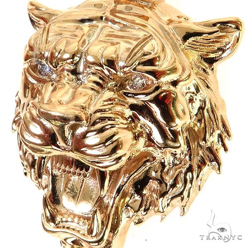 Tiger Head Pendant -Large 68964 - Image 3