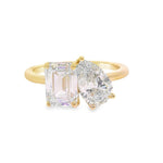 Toi Et Moi Engagement Ring 70674 - Image 1