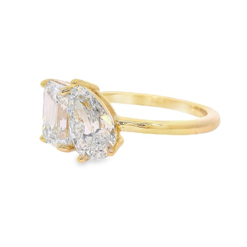 Toi Et Moi Engagement Ring 70674 - Image 3