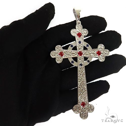 Trax Holy Halo Cross Pendant .925 Silver 69607 - Image 7