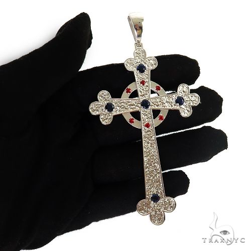 Trax Holy Halo Cross Pendant .925 Silver 69608 - Image 7