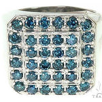 Trax NYC Heavy Blue Color Diamond Ring 24856 - Image 2