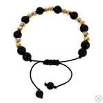 TraxNYC 14K Gold Double Bead Adjustable Bracelet 70205 - Image 5