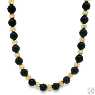TraxNYC 14K Gold Beads Necklace 70232 - Image 1
