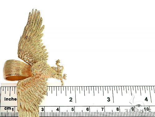 TraxNYC 14K Gold Eagle Pendant 66355 - Image 8