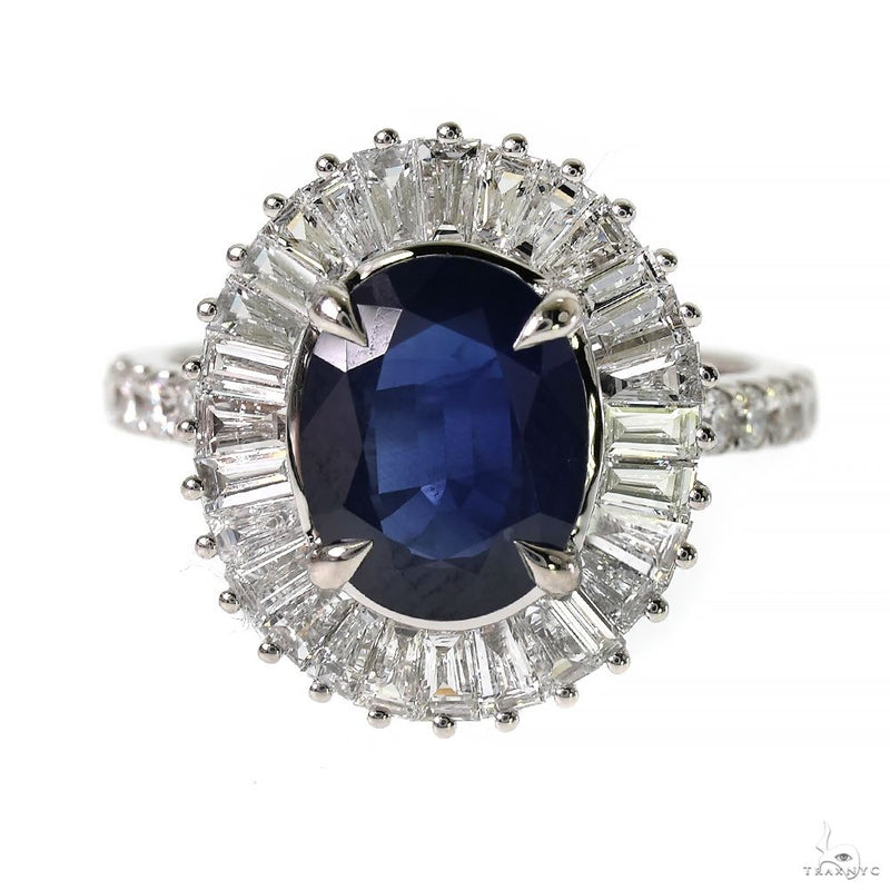TraxNYC Ballerina Collection Blue Sapphire Ring 70053 - Image 1
