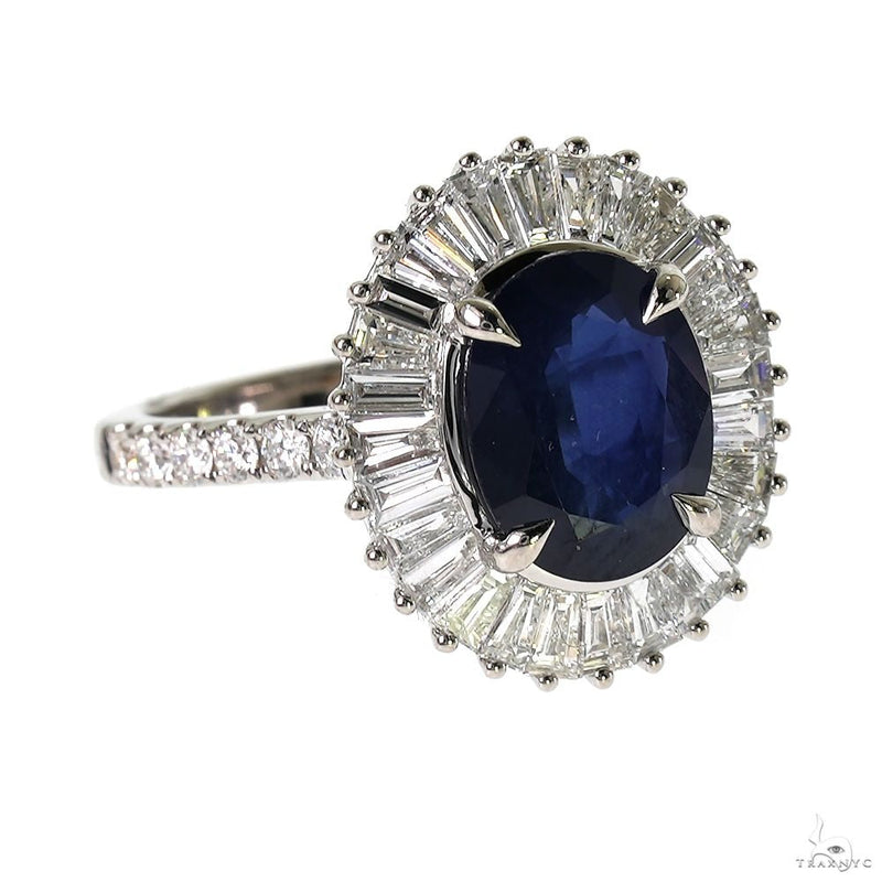 TraxNYC Ballerina Collection Blue Sapphire Ring 70053 - Image 2