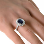 TraxNYC Ballerina Collection Blue Sapphire Ring 70053 - Image 6