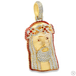 TraxNYC Blazing Glory Jesus Pendant Large 70539 - Image 2