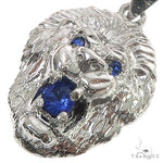 TraxNYC Blue Sapphire Lion Pendant 66831 - Image 3