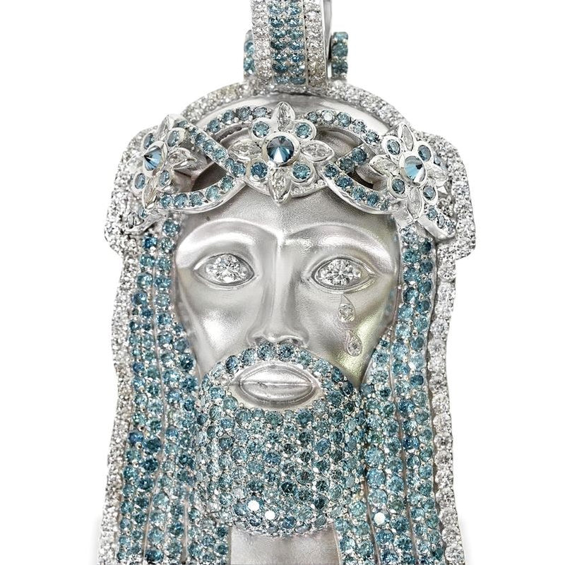 TraxNYC Celestial Mercy Jesus Pendant Large 70541 - Image 3