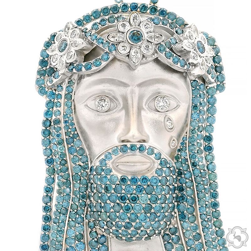 TraxNYC Celestial Mercy Jesus Pendant Large 70540 - Image 4