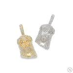 TraxNYC Crowned Jesus Pendant - Small 70185 - Image 2