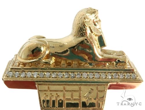 TraxNYC Custom Made Great Sphinx of Giza Diamond Ring 61721 - Image 12