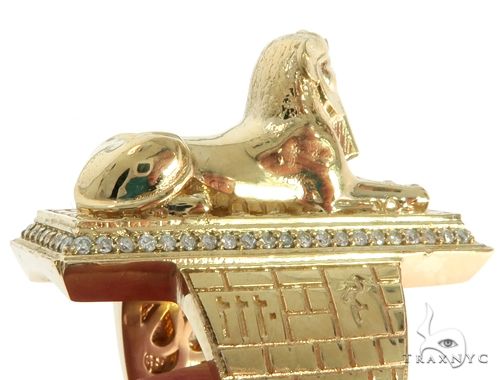TraxNYC Custom Made Great Sphinx of Giza Diamond Ring 61721 - Image 13