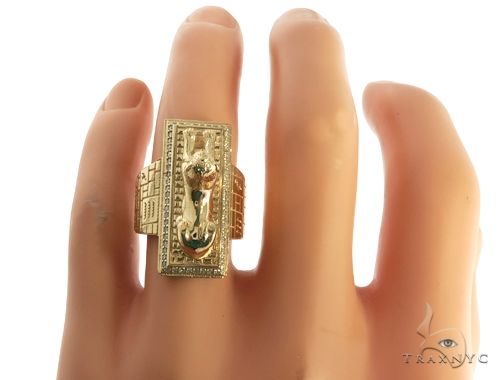 TraxNYC Custom Made Great Sphinx of Giza Diamond Ring 61721 - Image 14