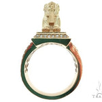 TraxNYC Custom Made Great Sphinx of Giza Diamond Ring 61721 - Image 8