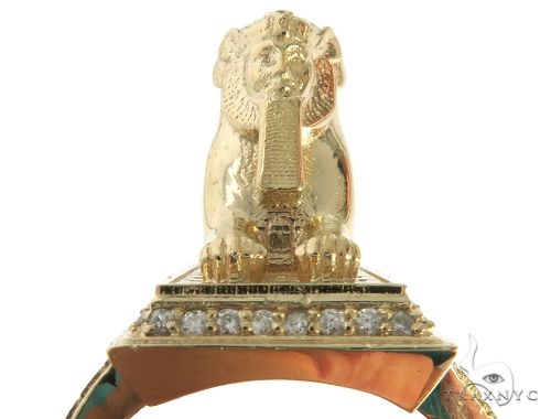 TraxNYC Custom Made Great Sphinx of Giza Diamond Ring 61721 - Image 9