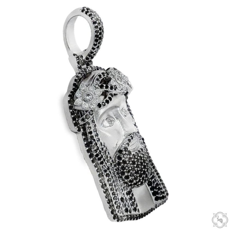 TraxNYC Crowned Jesus Pendant  -Medium 70172 - Image 4