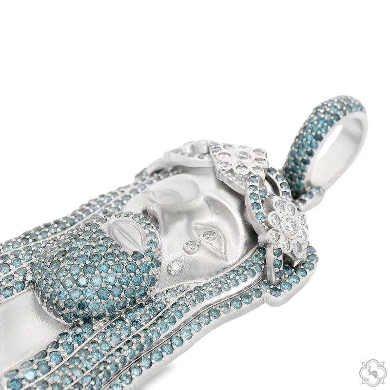 TraxNYC Crowned Jesus Pendant  -Medium 70173 - Image 3