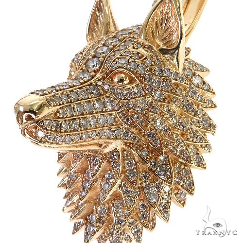 TraxNYC Diamond Wolf Pendant 69045 - Image 3