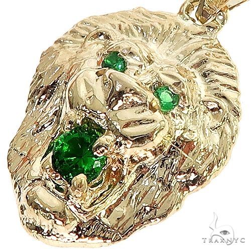 TraxNYC Emerald Lion Pendant and Rope in Set 66830 - Image 3