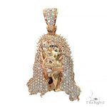 TraxNYC Passion Jesus Head Diamond Pendant 68577 - Image 1