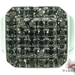 TraxNYC Silver Black Diamond Ring 25650 - Image 2