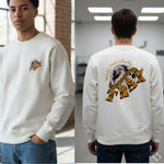 TraxNYC Limited Edition Crew-Neck Sweater (Off-White) 70863 - Image 3