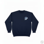 TraxNYC Limited Edition Navy Crew-Neck Sweater 70864 - Image 2