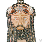 TraxNYC Midnight Crown Jesus Pendant Large 70538 - Image 3