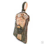 TraxNYC Midnight Crown Jesus Pendant Large 70538 - Image 4
