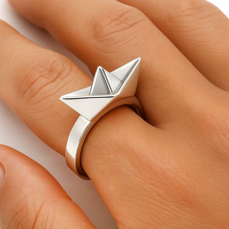 TraxNYC Origami Boat Ring 70537 - Image 4