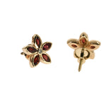 TraxNYC Red Petal Cluster Earring 70217 - Image 2