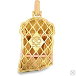 TraxNYC Sapphire and Diamond Crowned Jesus Pendant  -Medium 70176 - Image 5