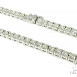 TraxNYC Signature 14K White Gold Diamond Tennis Chain 66006 - Image 2