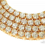 TraxNYC 14K Yellow Gold Diamond Tennis Chain 66007 - Image 3