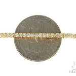 TraxNYC Signature 2 Pointers 14K Yellow Gold Diamond Tennis Chain 66009 - Image 5