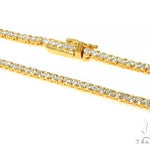 TraxNYC Signature 4 Pointers 14K Yellow Gold Diamond Tennis Chain 66010 - Image 2