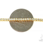 TraxNYC Signature 4 Pointers 14K Yellow Gold Diamond Tennis Chain 66010 - Image 5
