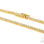 TraxNYC Signature 5 Pointers 14K Yellow Gold Diamond Tennis Chain 66008 - Image 2