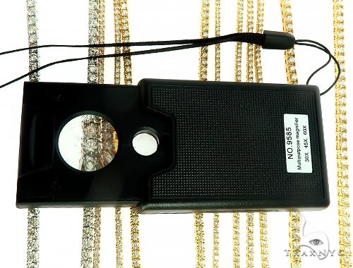 TraxNYC Signature 5 Pointers 14K Yellow Gold Diamond Tennis Chain 66008 - Image 7