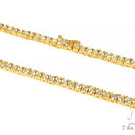 TraxNYC Signature 7 Pointers 14K Yellow Gold Diamond Tennis Chain 66005 - Image 2