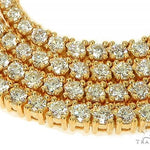 TraxNYC Signature 7 Pointers 14K Yellow Gold Diamond Tennis Chain 66005 - Image 3