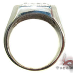 TraxNYC Heavy Silver Diamond Ring 25649 - Image 5