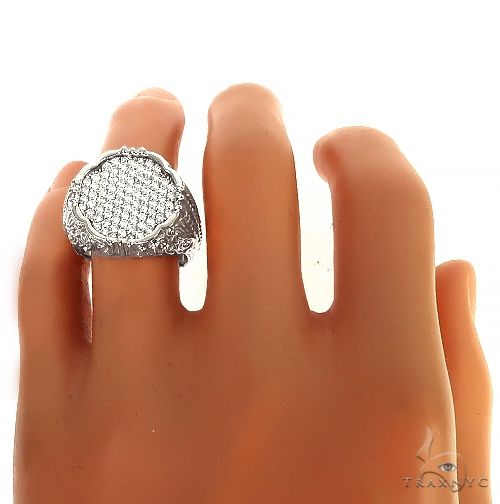 TraxNYC Silver Diamond Ring 66399 - Image 6