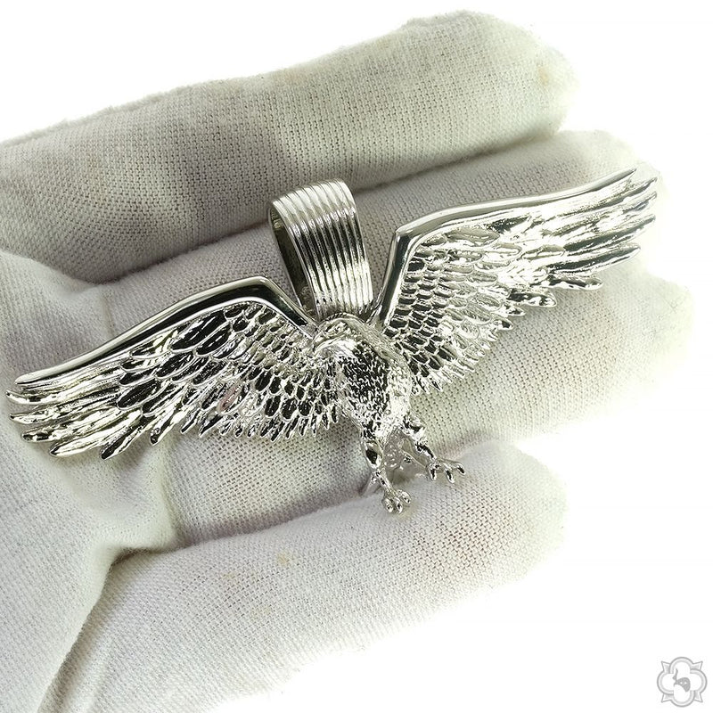 TraxNYC Silver Eagle Pendant 70277 - Image 7