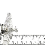 TraxNYC Silver Eagle Pendant Rope Chain Set 67200 - Image 6