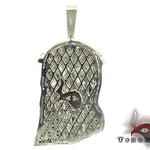 TraxNYC Silver Jesus Pendant Set 28026 - Image 5